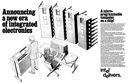 Американская газетная реклама, возвещающая о 'начале новой эры' микрокомпьютеров